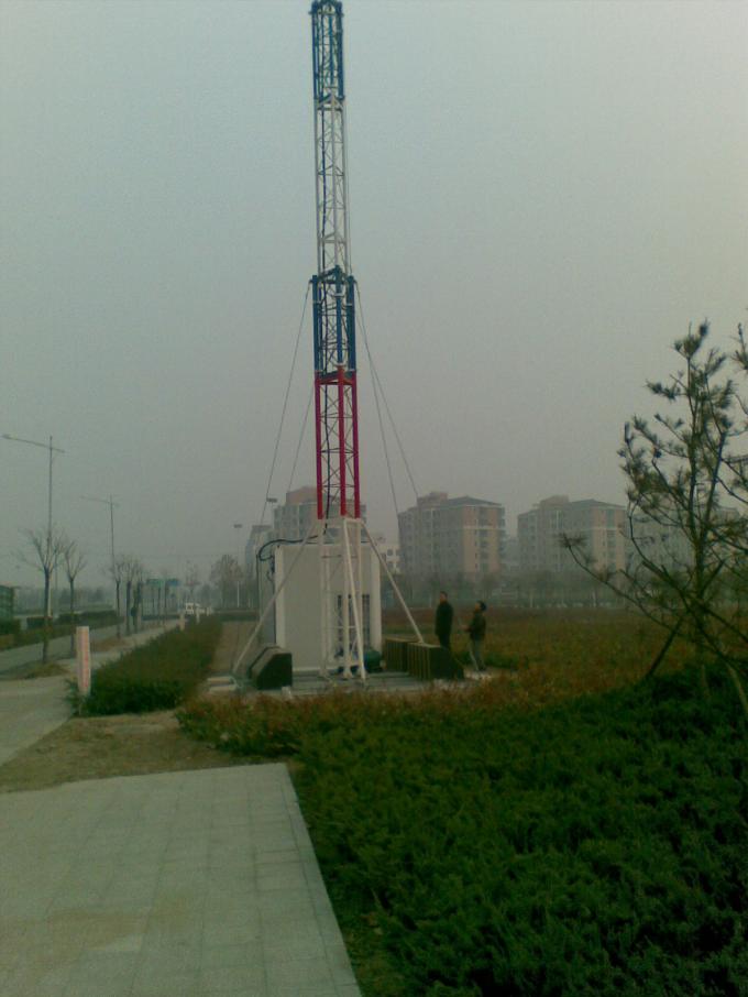 Red White Rapid Deployment Tower Telescopic For Hanging Communication ...