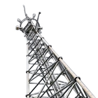 Angle Hot Dip Galvanized 100 Foot Self Supporting Tower Three Legged