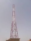 Rdu 80m Telecommunication Mobile Tower Hot Dip Galvanized Steel