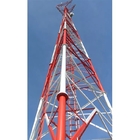 15m 3 Legs Galvanized Lattice Transmission Tower Q235 Telecommunications Towers