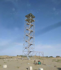 Iso Certified 15m Angle Steel Tower , Telecommunications Towers
