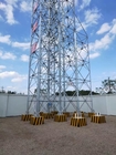 Communication And Monitoring Rru Telecom Tower Hot Dip Galvanized