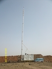 Rapid Integration Communication Tower Single Pipe 20 - 32m Hot Dip Galvanized