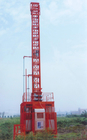 Red White Rapid Deployment Tower Telescopic For Hanging Communication Antenna