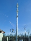 Communication Single Tube Antenna Tower With Small Floor Area