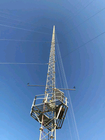 Q235 Galvanized Angle Steel Mobile Cell Tower 4 Legs Radio TV Broadcasting Equipment