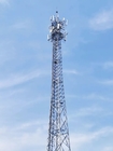 Four Legged  Q345B  Telecom Cell Towers Galvanized Steel Communication Tower
