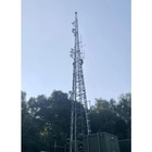 Four Legged Steel Lattice Self Supported Mobile Communication Tower 100meters