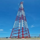 Angular 3leg Galvanized Steel Mobile Antenna Tower With MW Brackets