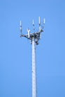 Electrical Galvanized Slip joint Monopole Cell Tower