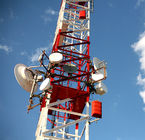 Q235 Angle Steel 3 Legs Telecommunication Lattice Tower