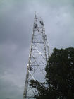 50m Vhf Radio Wifi Lattice Steel Tower For Signal Transmission