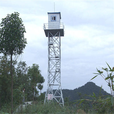 Angle Steel Army Watch Tower For Man Made Observation