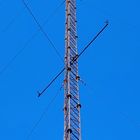 Steel Bar Triangular Radio Telecom Guyed Wire Tower