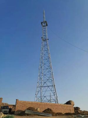 4 Legged Tower 50m Radio Antenna Tower For Broadcasting