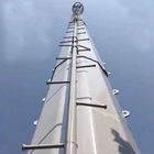 Signal Communication Lightning Protection GSM Monopole Steel Tower
