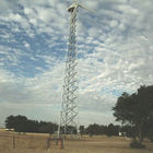 Galvanized Telecommunication Tubular Steel Tower Tube Antenna Lattice Steel Tower 4 Legged Customized