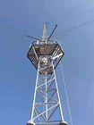 50m Electric Communication Mast Guyed Lattice Tower