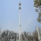 Gsm Antenna Telecommunication 15m Monopole Communication Tower