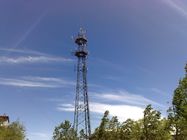 4g Gsm Tv Antenna Radio 330km/H Angle Steel Tower For Telecommunication