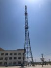 Communication Self Supporting MW Antenna Angle Steel Tower 3 Legs