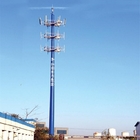 4g Cell Phone Telecom Bts Monopole Steel Tower Self Supporting Single Pole Radio Wifi