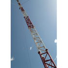 Rru Communication Antenna Tower Hot Dip Galvanized Steel Guyed Wire Mast