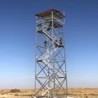 Prefabricated Watch Observe Military Guard Tower 50m