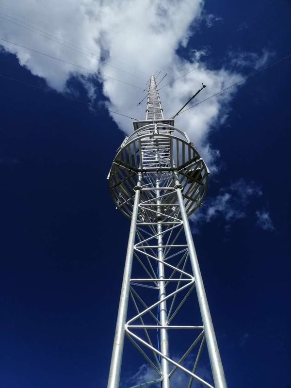 SGS ASTM A36 Guyed Wire Tower For Communication