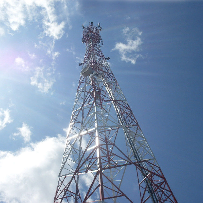 Anticorrosive Radio Communication Tower For Transmission