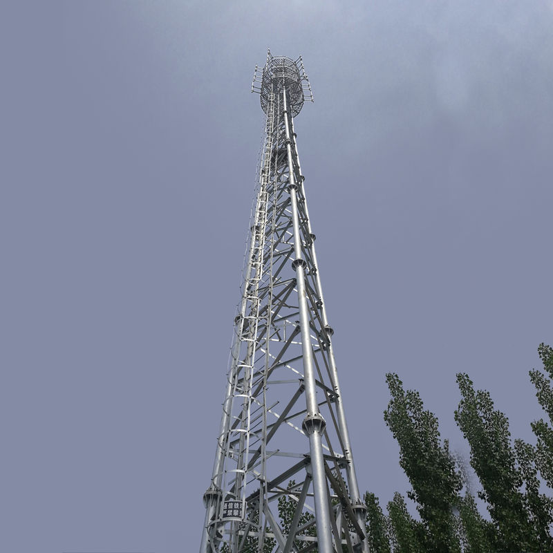 3 Leg Galvanized Telecommunication Steel Tower