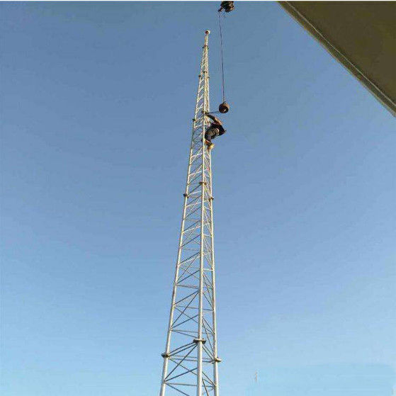 Angle Steel Structure Arrester Lightning Protection Tower Q235
