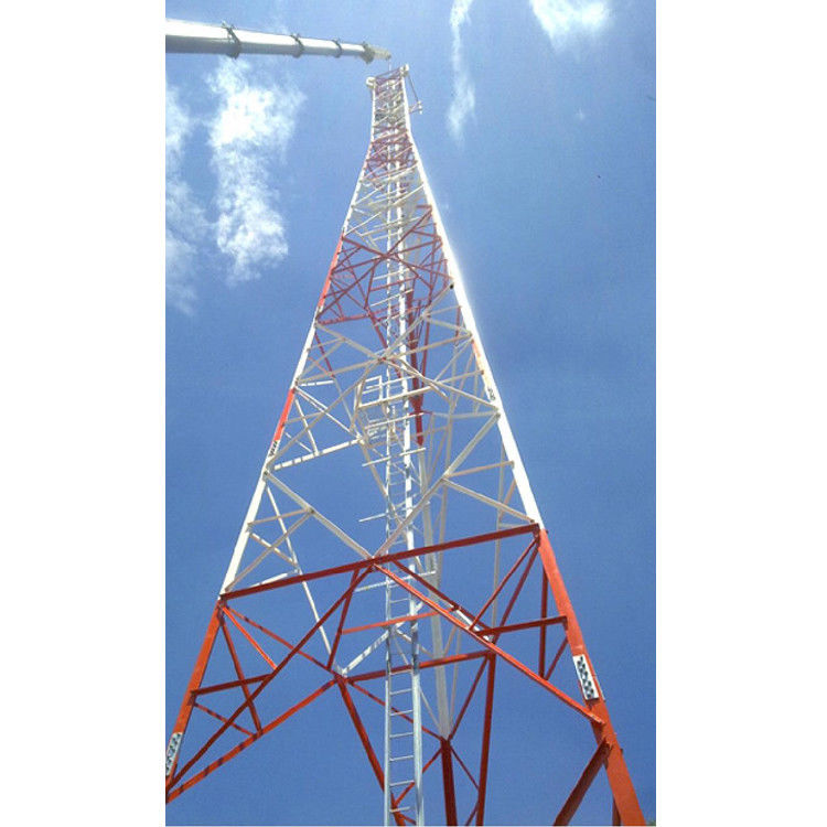 3 Legs Angle Steel Communication 10m Self Supporting Lattice Tower