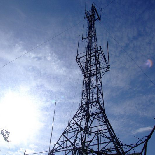 Transmission Line Lattice MW Radio And Television Tower