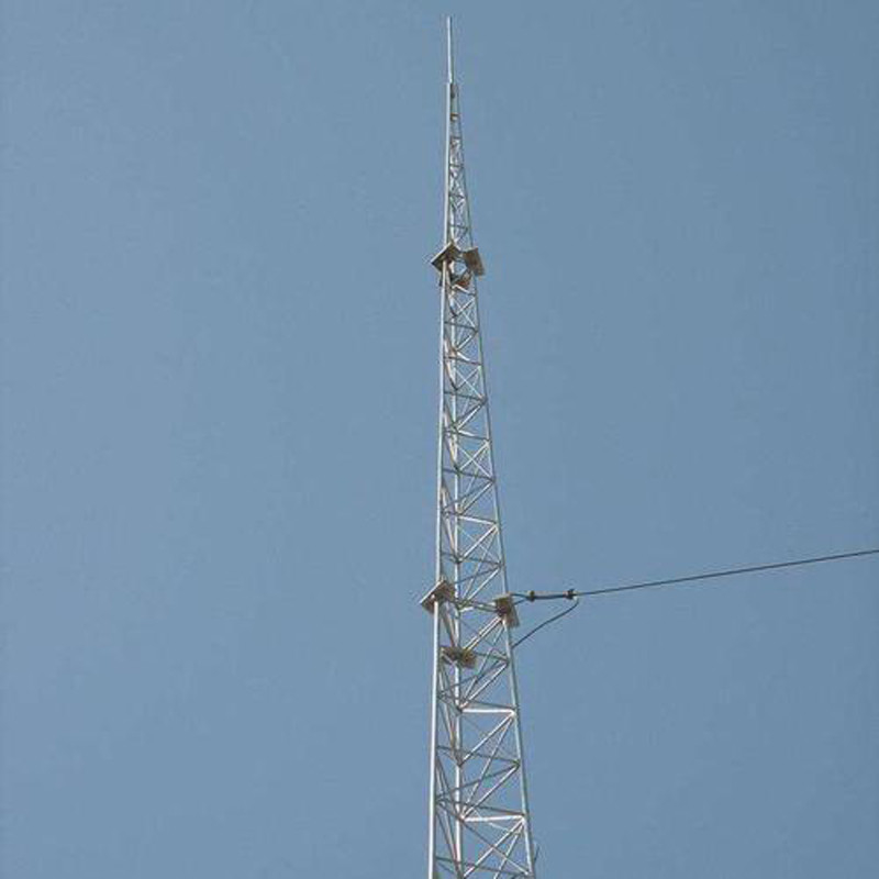 Stand Alone 60m Antenna Telecommunication Tower Self Supporting