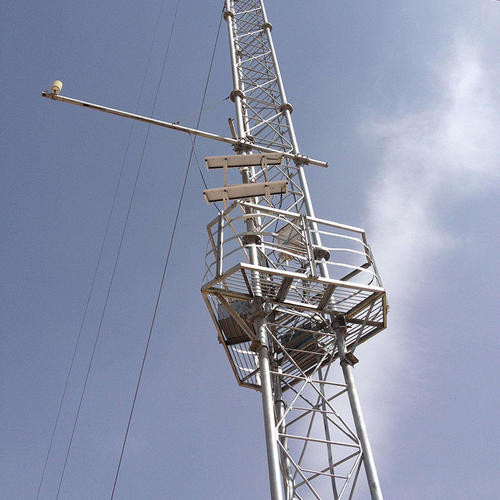Q345 Galvanized Tubular Steel Tower Telecommunication