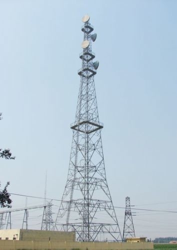 20m 30m 40m 50m 4 Legged Tower Microwave Communication Antenna
