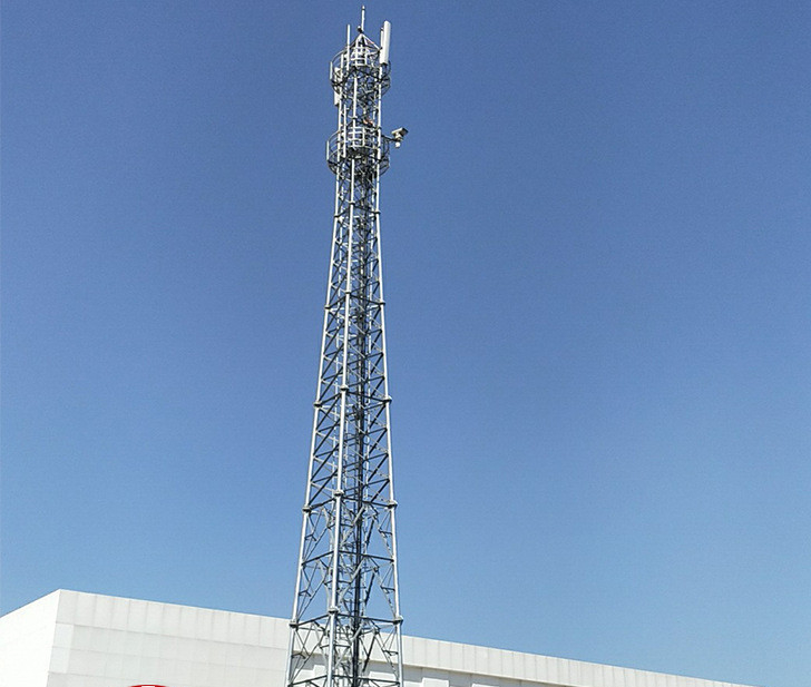 30m Self Supporting Wifi Communication Antenna Tower