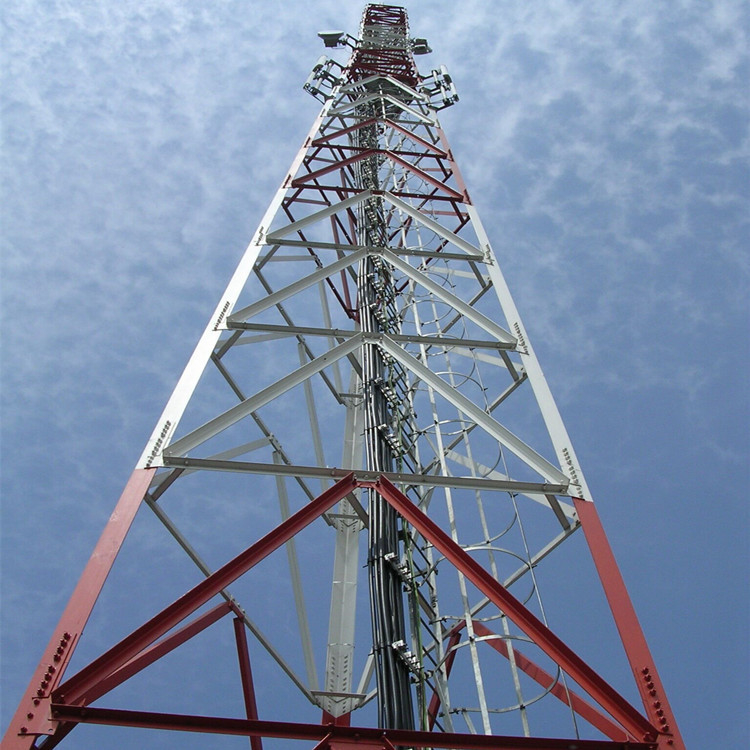 Self Supporting Gsm 4 Legged Tower Bts Mobile Angle Steel Telecom Radar