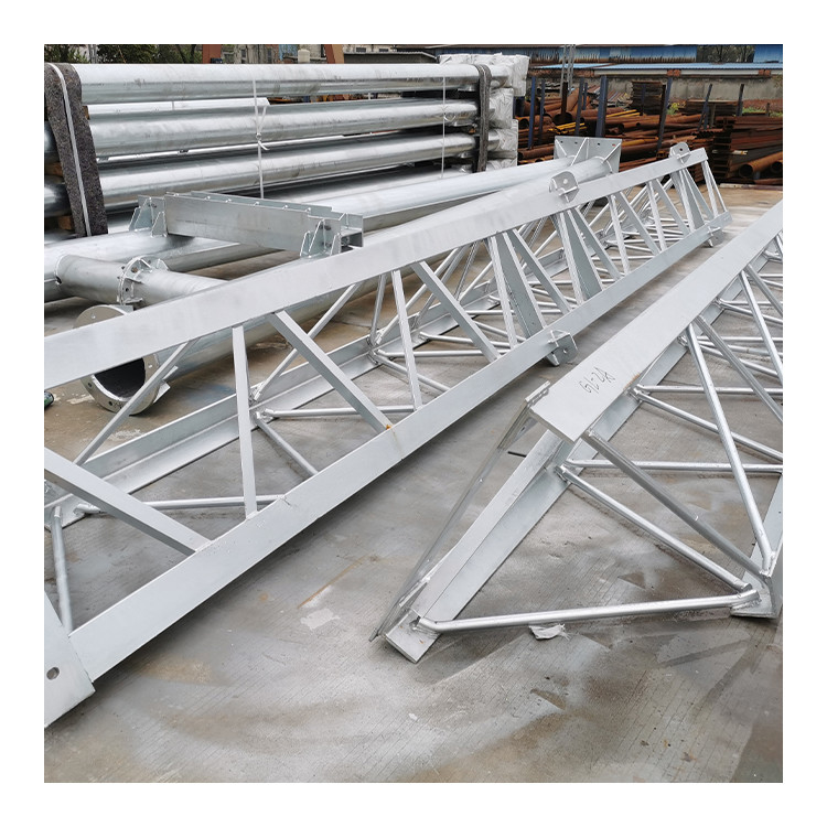 Galvanized Angle Steel 4 Legged Tower Self Supporting 20 Meter