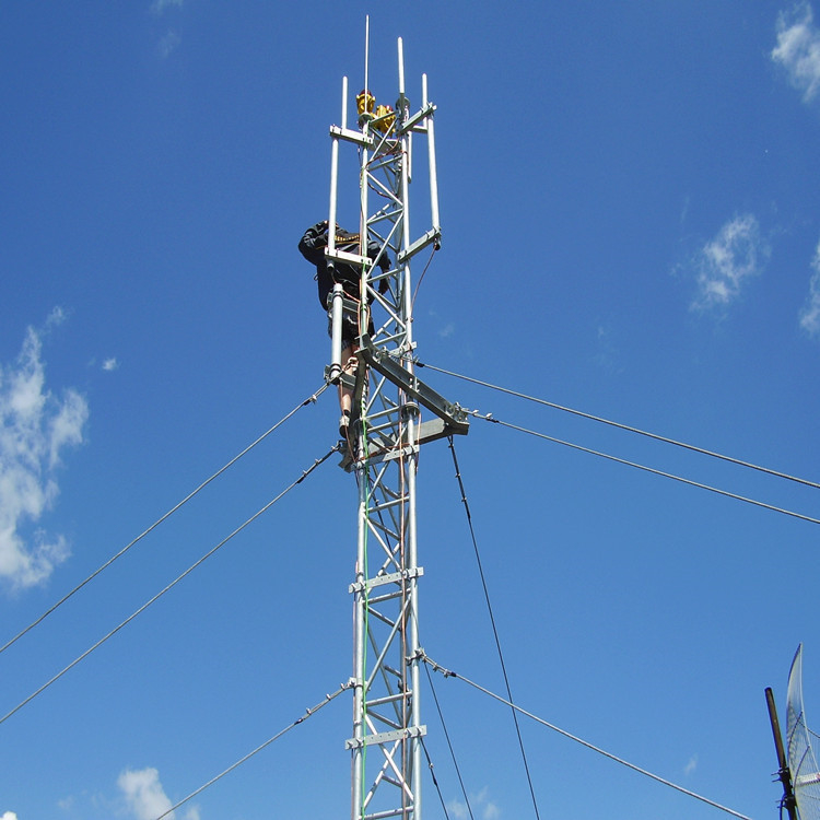 Antenna Telecommunication 15m Guyed Mast Tower